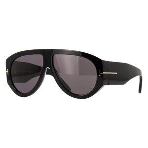 New TOM FORD Bronson Black Aviator FT1044/S 01A Sunglasses Women